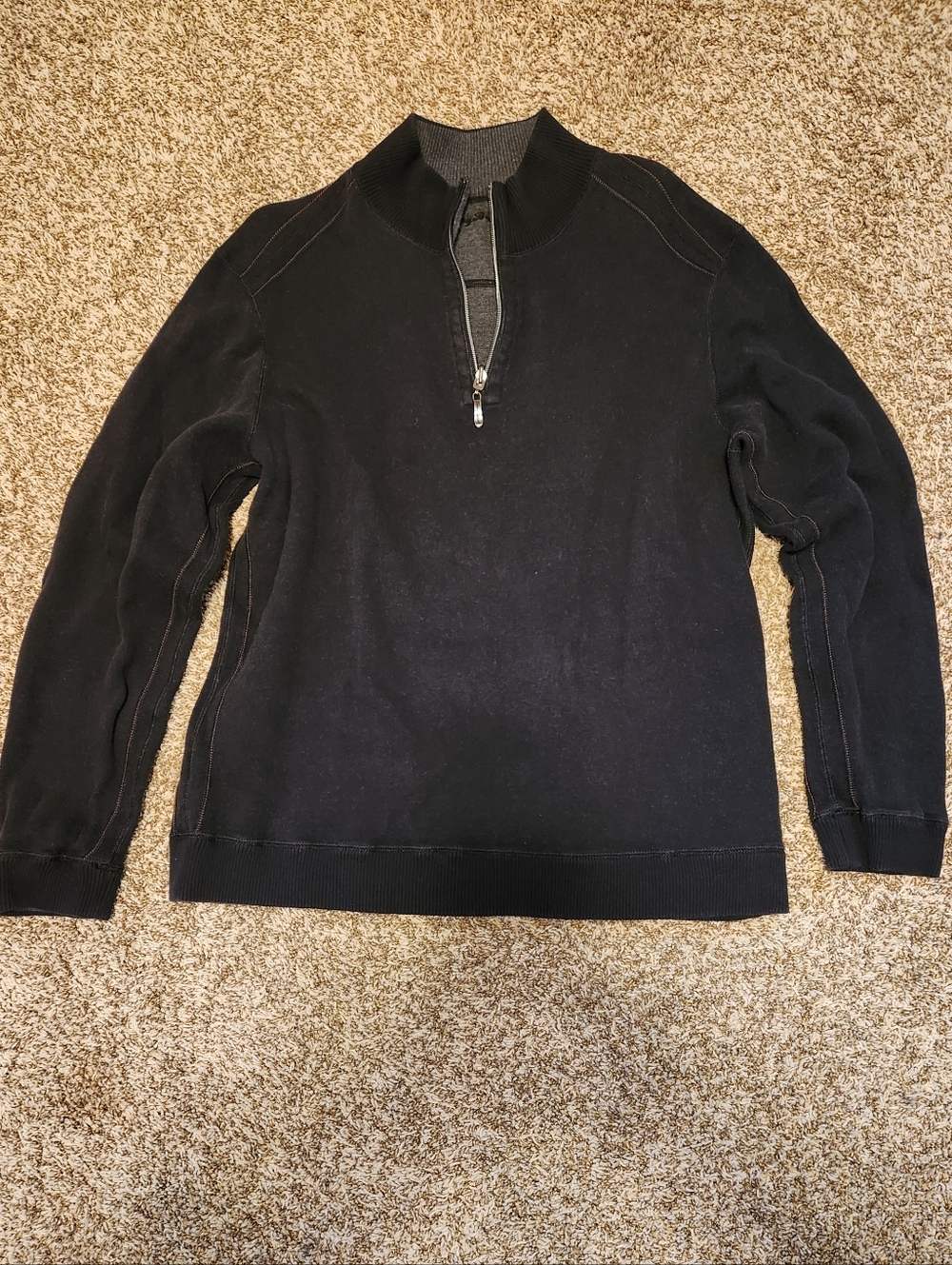 Tommy Bahama Flipshore Half-Zip Reversable Pullover Sweater - Size L